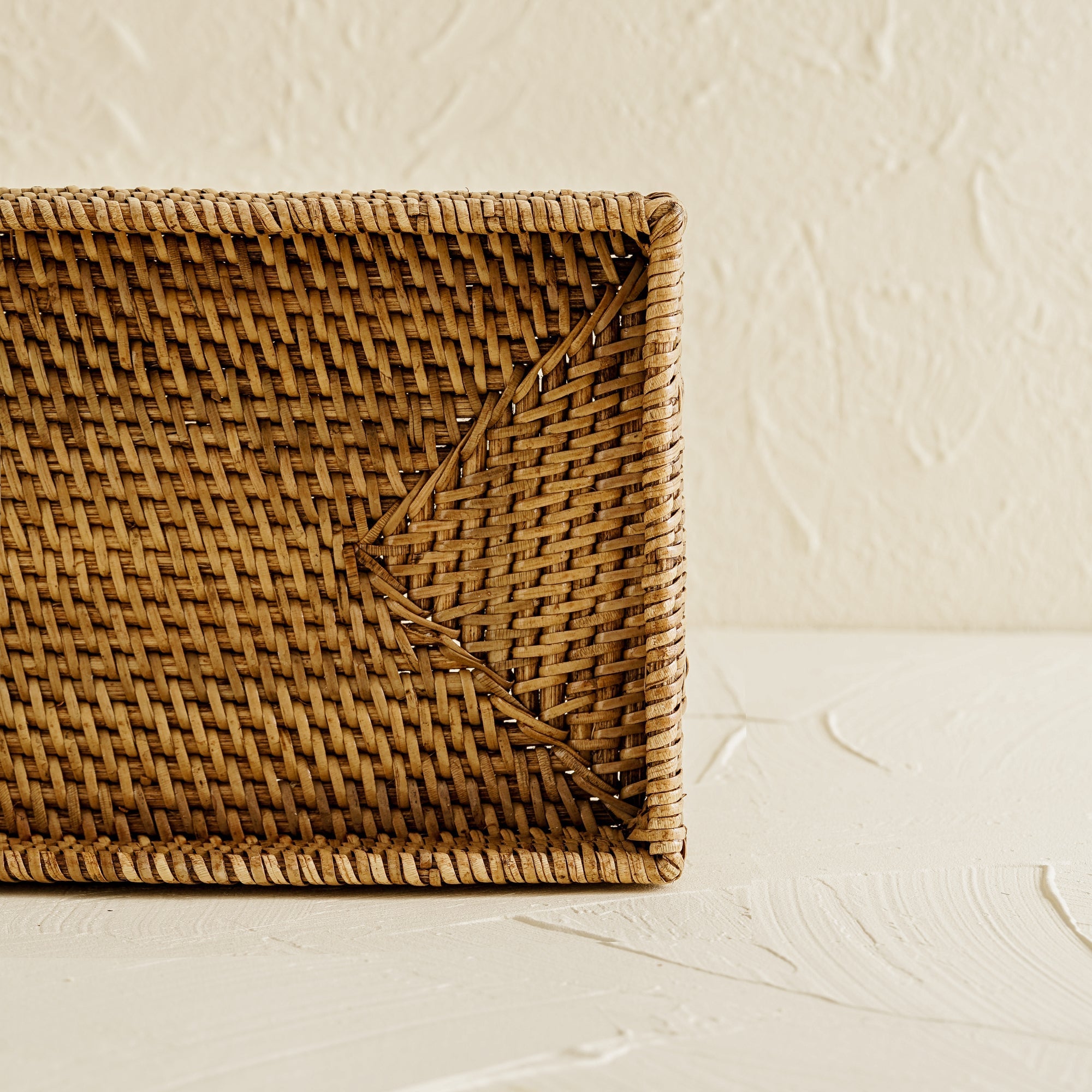 Mini Rattan Tray - Small Rectangular Rattan Display Tray
